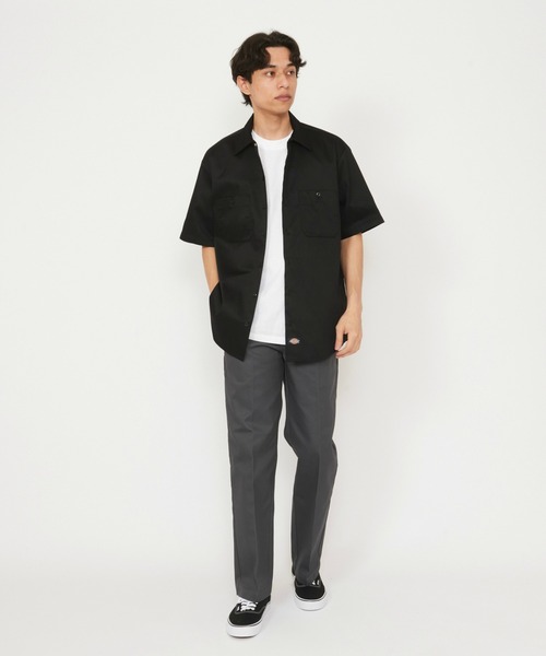 Dickies（ディッキーズ） シャツ 半袖 ライト ワークシャツ 半袖