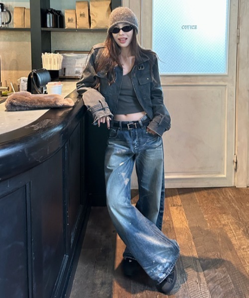 タンクトップ ノースリーブ 美ライン リブニット カップ付きタンク