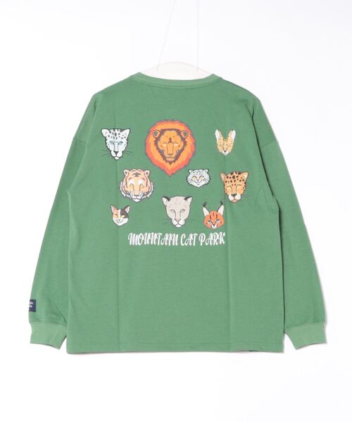 「Mountain Mania」 長袖Tシャツ LARGE ホワイト メンズ_画像2
