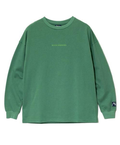 「Mountain Mania」 長袖Tシャツ LARGE ホワイト メンズ_画像4