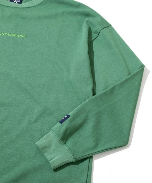 「Mountain Mania」 長袖Tシャツ LARGE ホワイト メンズ_画像7