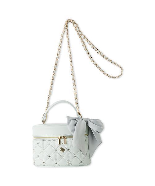SNIDEL HOME ショルダーバッグ バッグ リボンキルティングバニティ