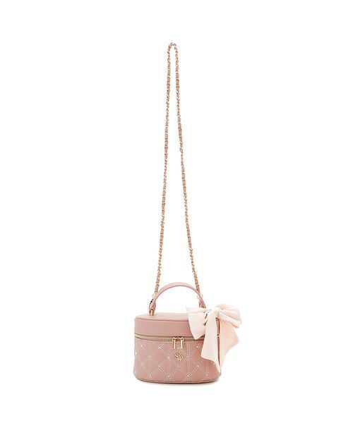 SNIDEL HOME ショルダーバッグ バッグ リボンキルティングバニティ