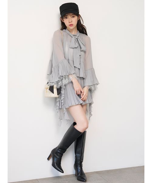 SNIDEL HOME ショルダーバッグ バッグ リボンキルティングバニティ