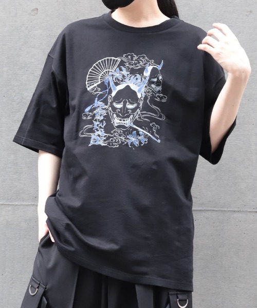 REZEN（リゼン） tシャツ 般若×煙管Tシャツ メンズ : ZOZOTOWN Yahoo