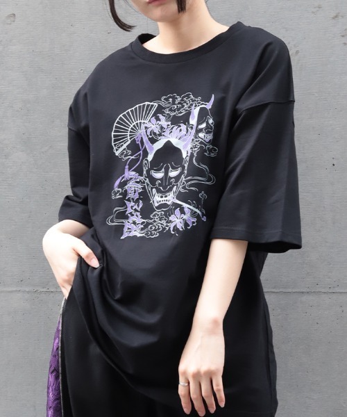 REZEN（リゼン） tシャツ 般若×煙管Tシャツ メンズ : ZOZOTOWN Yahoo