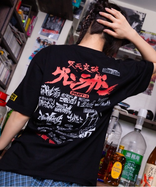 tシャツ 天元突破グレンラガン/PART-1Tシャツ（グレン団ブラック