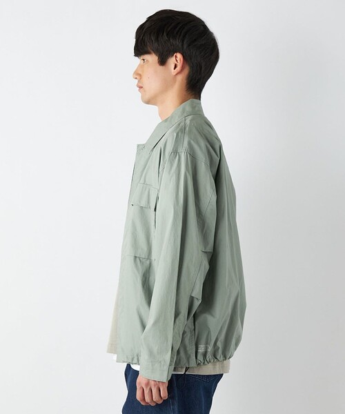 「HINSON」 ジャケット MEDIUM ライトグレー メンズ_画像5