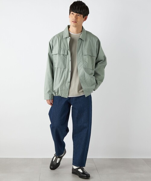 「HINSON」 ジャケット MEDIUM ライトグレー メンズ_画像8