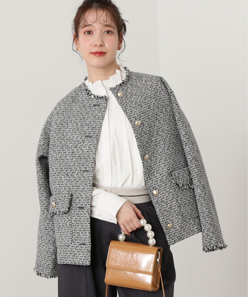 「N.(N. Natural Beauty Basic)」 長袖ブラウス MEDIUM ネイビー レディース_画像6