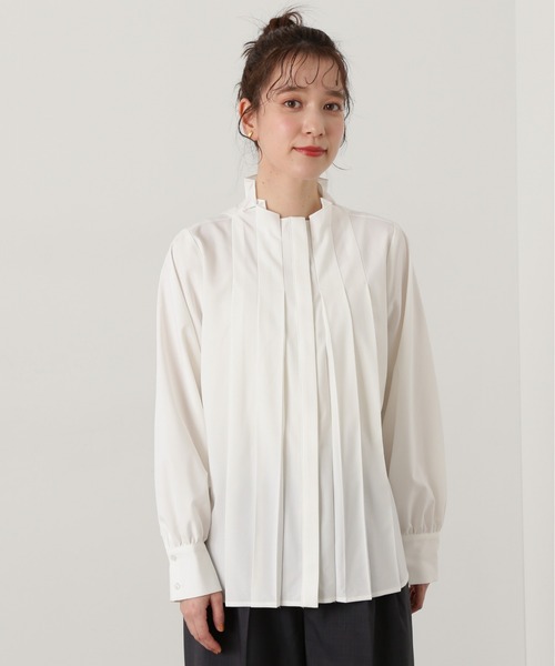 「N.(N. Natural Beauty Basic)」 長袖ブラウス MEDIUM ネイビー レディース_画像7
