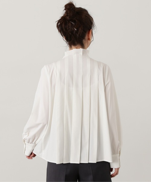 「N.(N. Natural Beauty Basic)」 長袖ブラウス MEDIUM ネイビー レディース_画像9