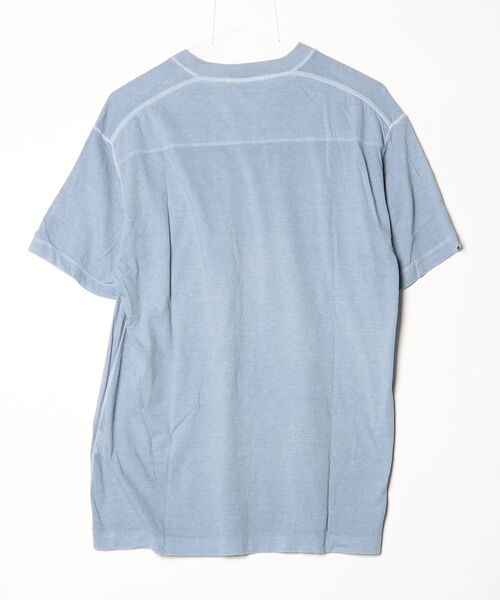 「STONE ISLAND」 ワンポイント半袖Tシャツ L ブルー メンズ_画像2