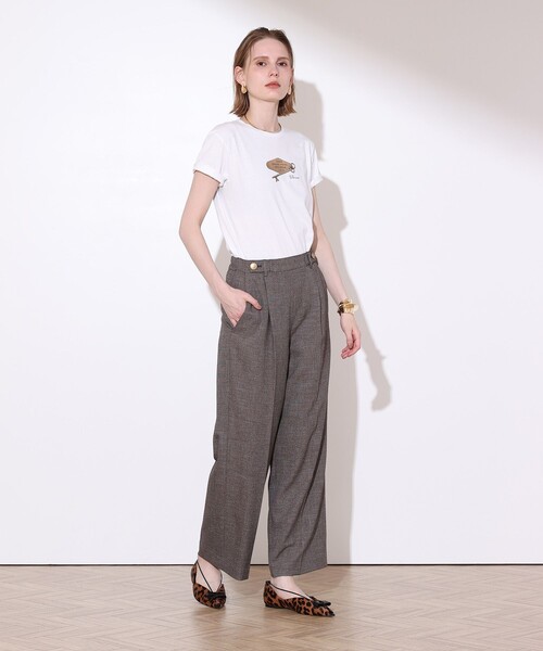アルアバイル　半袖 allureville（アルアバイル） tシャツ 半袖 キープリントTシャツ