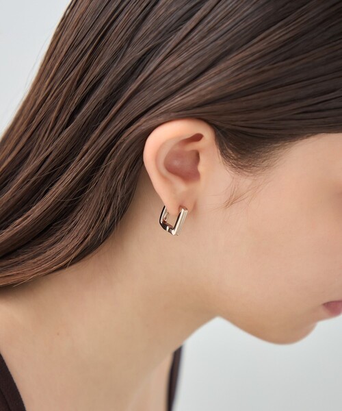 ete ロウ スクエア ハグピアス ete（エテ） ピアス スクエア