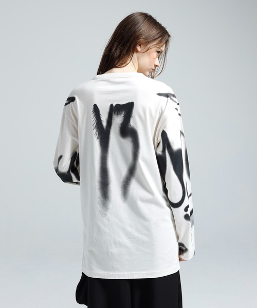 Y-3 tシャツ CHITO GRAPHIC LONG SLEEVE TEE メンズ レディース