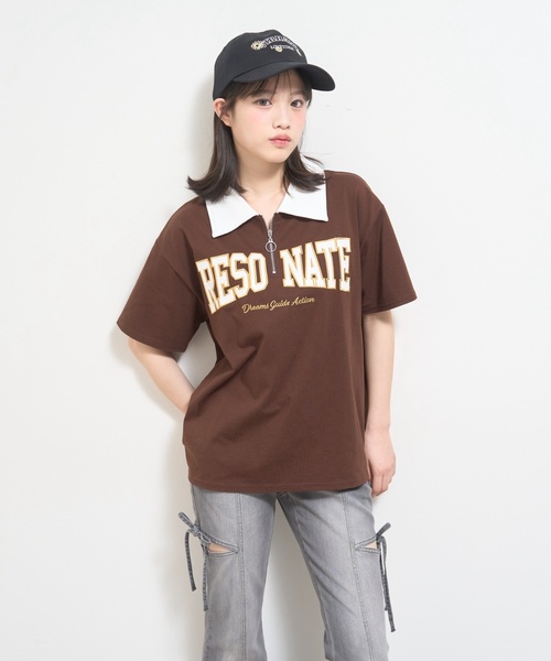 「LOVETOXIC」 「KIDS」半袖カットソー - ネイビー キッズ_画像5