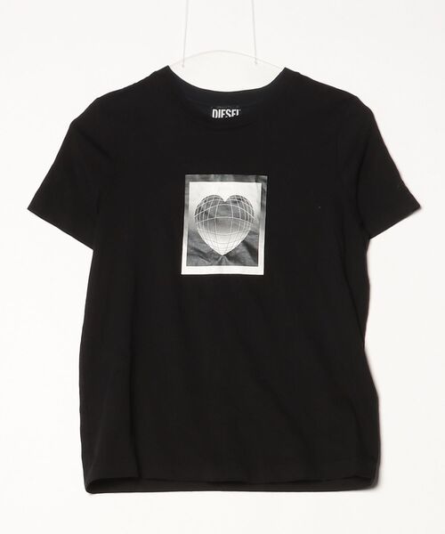 DIESEL（ディーゼル） 半袖Tシャツ X-SMALL ブラック レディース