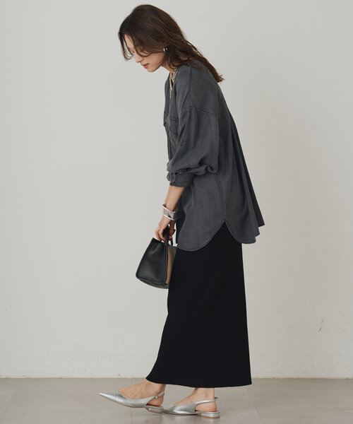 「LOUNGEDRESS」 長袖ブラウス FREE ブラック レディース_画像5