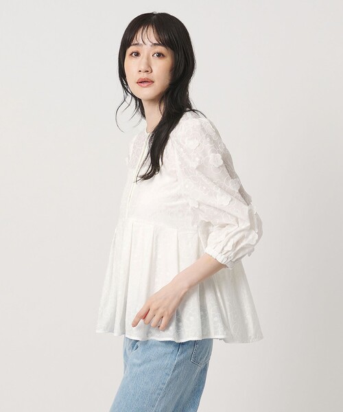 UNITED ARROWS（ユナイテッドアローズ） ブラウス シャツ 3Dフラワー