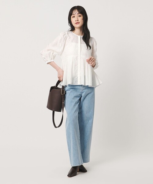UNITED ARROWS（ユナイテッドアローズ） ブラウス シャツ 3Dフラワー