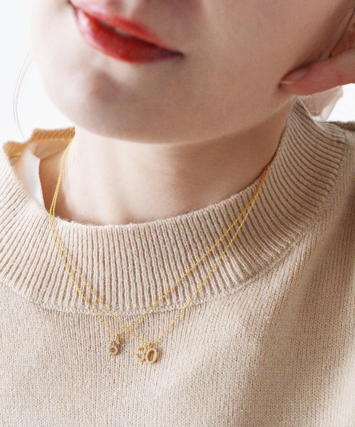 アイボリーネックレスまとめ売り ROUND HERRINGBONE CHAIN 50cm(2JK0242)K10 チェイン｜スター