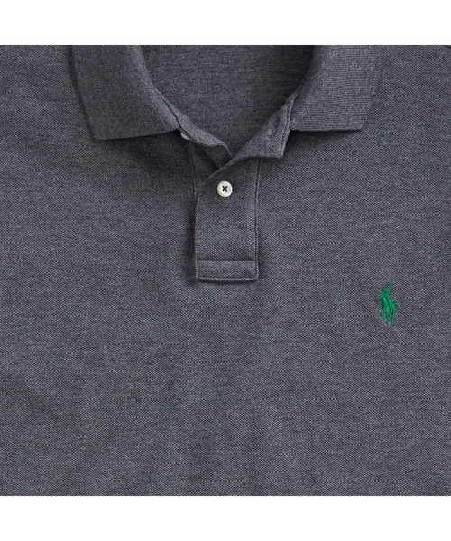 「美品」グレーのカスタムスリムフィット　ポロシャツ　Mサイズ。 楽天市場】POLO RALPH LAUREN カスタム スリム フィット