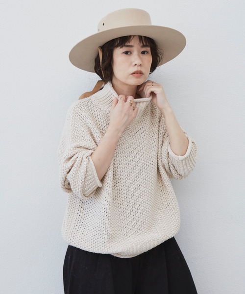 ニット セーター ルーズフィットニットPO レディース Libra Cue ニット ルーズフィットニット レディース : ZOZOTOWN