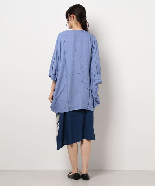【カヤ】月下美人ワンピース＆羽織セット ネイビー KA3785EW11063_2_l.jpg