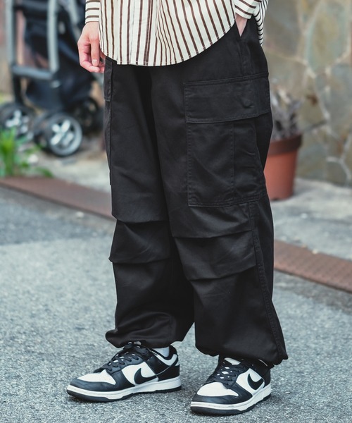 NULL（ファッション） カーゴパンツ 「NULL」ワイド カーゴ