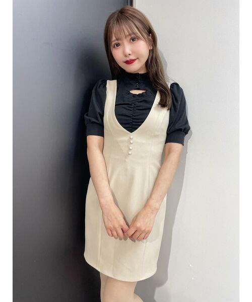 EATME（イートミー） ジャンパースカート BACKリボンジャンスカ