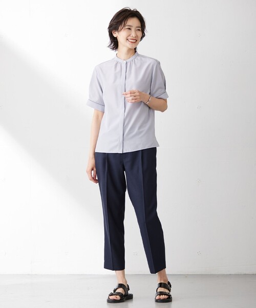 J.PRESS ブラウス シャツ 「洗える・イージーケア」ライト