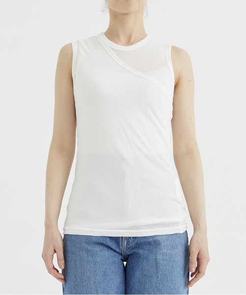 tシャツ Tシャツ 「INSCRIRE/アンスクリア」CSM No Sleeve Layerd Tee 