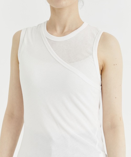 tシャツ Tシャツ 「INSCRIRE/アンスクリア」CSM No Sleeve Layerd Tee 