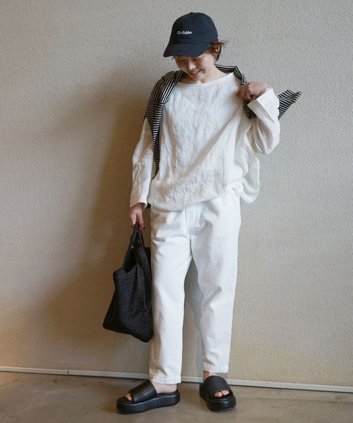 セール】10ozムライトデニム サルエルパンツ（デニムパンツ