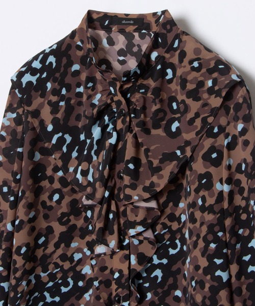 allureville（アルアバイル） シャツ ブラウス レオパードプリント