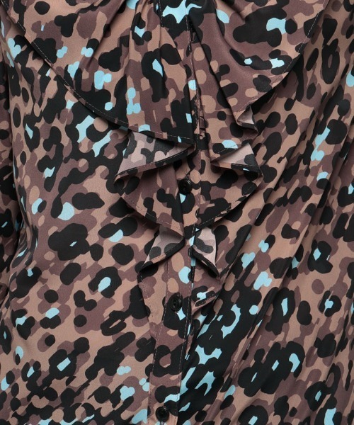 allureville（アルアバイル） シャツ ブラウス レオパードプリント