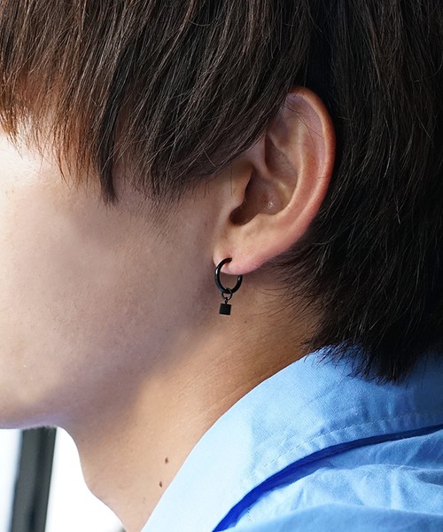 ポメころび❤️レモンクォーツ　トリプレット　桜　カービング　フープイヤリング ポメころび様専用❤️レモンクォーツ トリプレット 桜 カービング