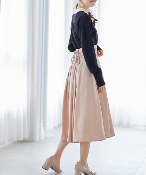 tocco closet スカート バックレースアップハートカットハイ