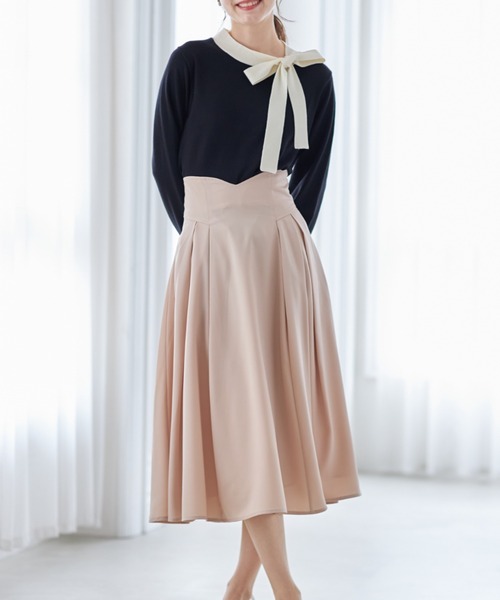 tocco closet スカート バックレースアップハートカットハイ