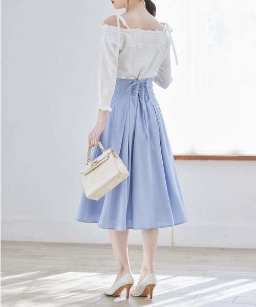 tocco closet スカート バックレースアップハートカットハイ