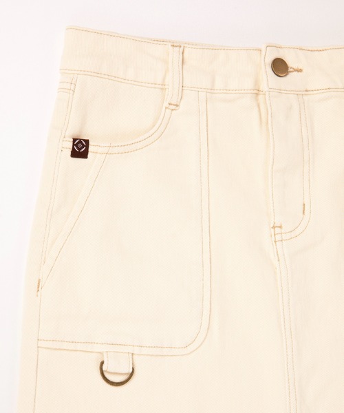 S'more デニムスカート Stretch long denim skirt brown