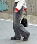ワイドパンツ ジーンズ カーブペインターデニム...の詳細画像2