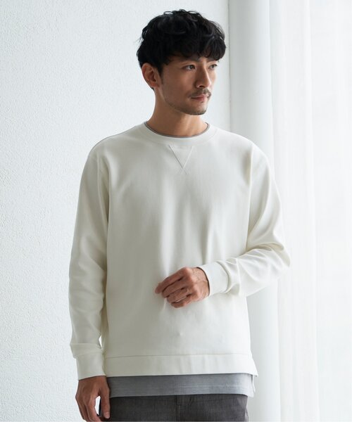 ikka（イッカ） トレーナー スウェット 「抗菌防臭」GOKU楽ダンボール