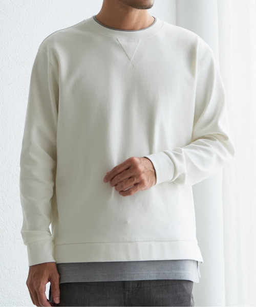 ikka（イッカ） トレーナー スウェット 「抗菌防臭」GOKU楽ダンボール