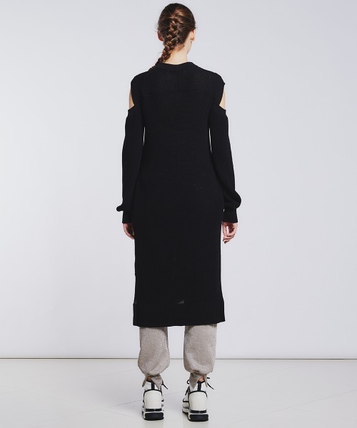 ダブルスタンダード ロング丈ニットカーディガン DOUBLE STANDARD CLOTHING（ダブルスタンダードクロージング