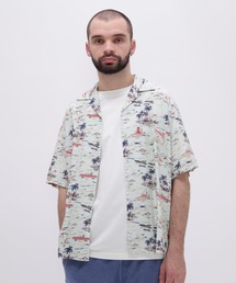 シャツ SHORTSLEEVE ALOHA SHIRT MIAMI / 半袖 アロハシャツ マイアミ / AVIREX / アヴィレックス メンズ｜ZOZOTOWN Yahoo!店