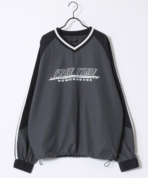 ナイロンVネックブルゾン　サイズ2 SITRY（シトリー） ナイロンジャケット Nylon Pullover/ナイロン V