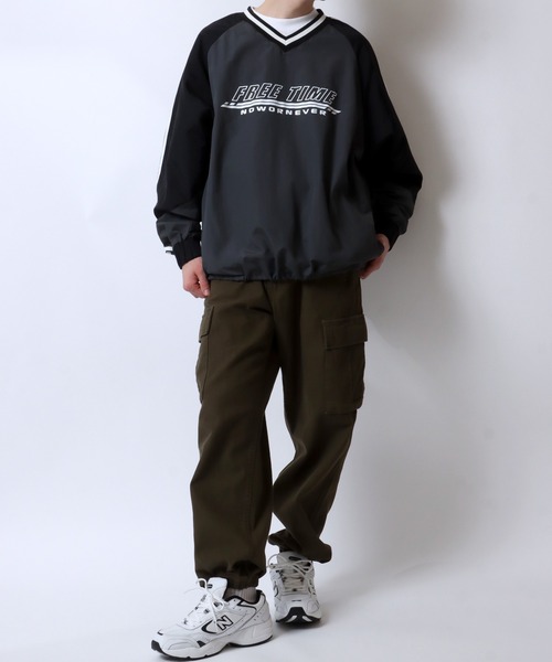 Starter Indians ネイビー Vネックジャケット ナイロントレーナー gt2213-04_1.jpg