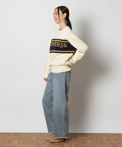 CONVERSE ニット セーター 「CONVERSE」ジャガードニット